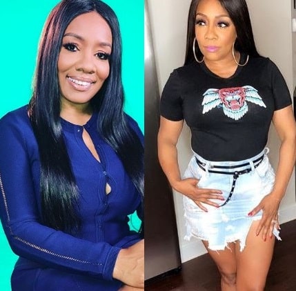 A picture of Karen King before (left) and after (right).